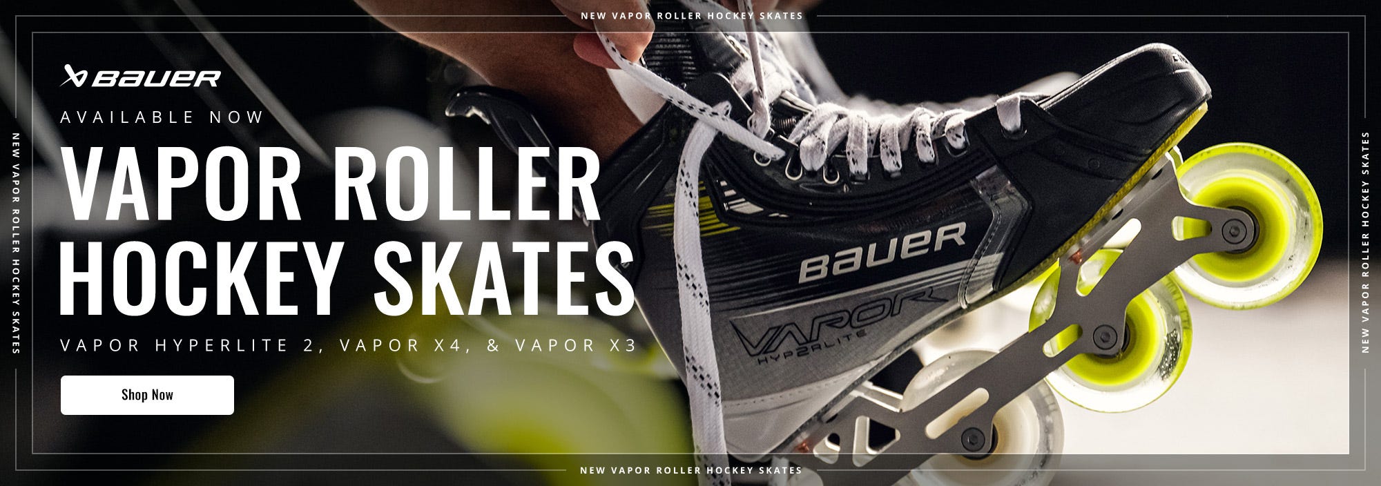 Bauer Vapor Roller Hockey Skates | Hyperlite 2, X4, and X3