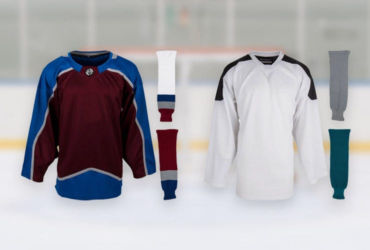 MonkeySports Hockey Jerseys & Socks